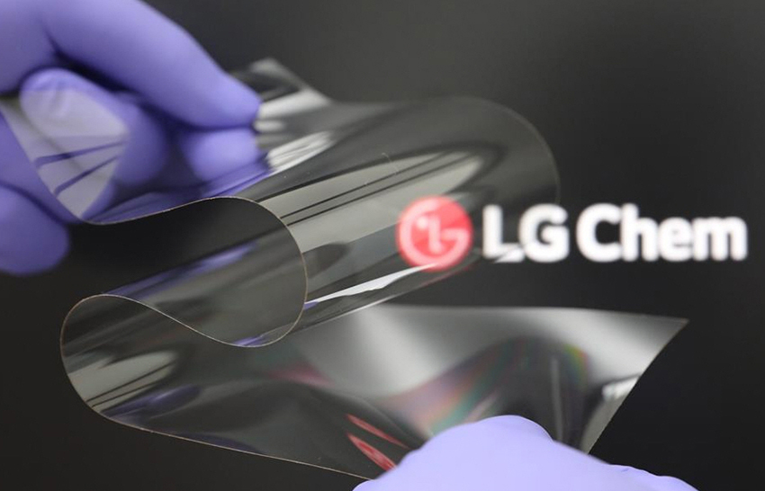 LG Chem Develops Foldable Display Material Using New Material Technologies